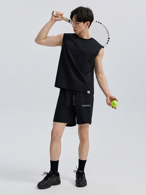 メンズ 吸汗速乾 マッスルフィット ノースリーブ