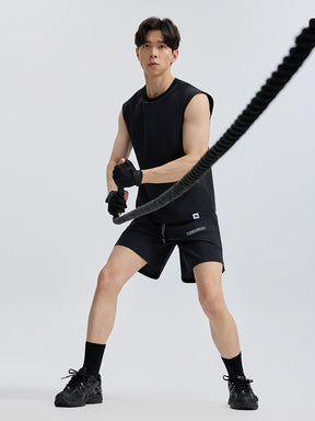 メンズ 吸汗速乾 マッスルフィット ノースリーブ