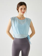 サイドスリットオーガンジ＋スポーツブラ セット