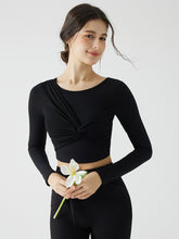 背中見せ 蝶結び風 長袖 パッド付き