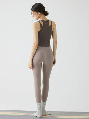 『新色追加』LYCRA®  シームレス  ヒップアップ  レギンス