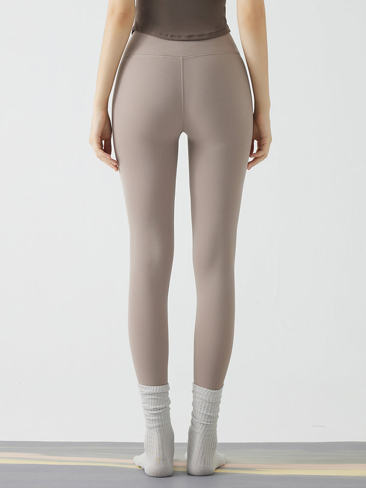 『新色追加』LYCRA®  シームレス  ヒップアップ  レギンス