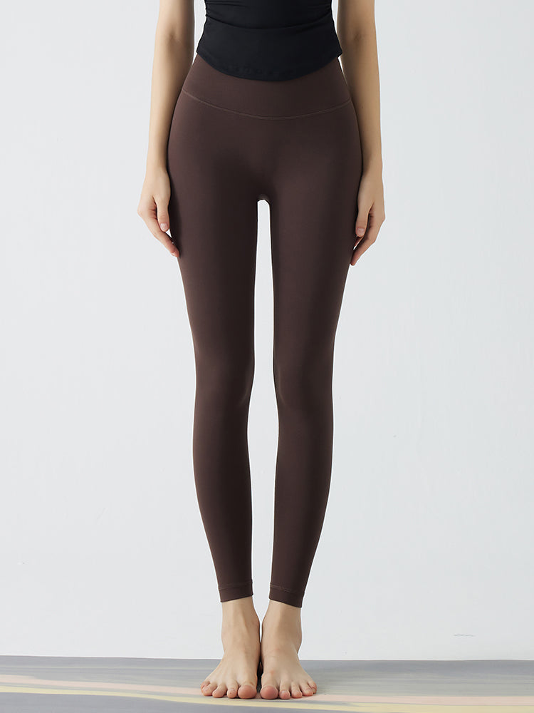 『新色追加』LYCRA®  シームレス  ヒップアップ  レギンス