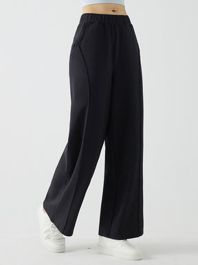 冬用 保温 ゆったり ワイドパンツ 裏起毛