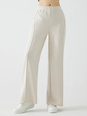 冬用 保温 ゆったり ワイドパンツ 裏起毛