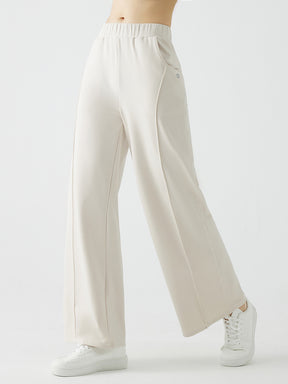 冬用 保温 ゆったり ワイドパンツ 裏起毛