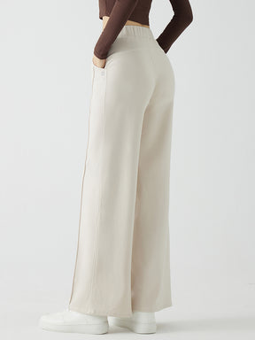 冬用 保温 ゆったり ワイドパンツ 裏起毛