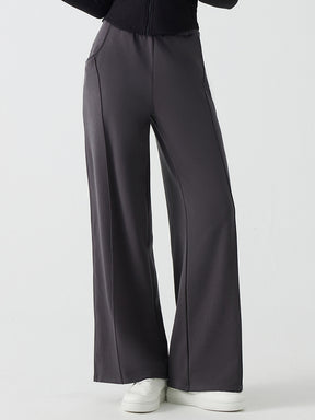 冬用 保温 ゆったり ワイドパンツ 裏起毛