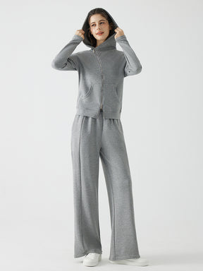 ソフトタッチ スウェットワイドパンツ