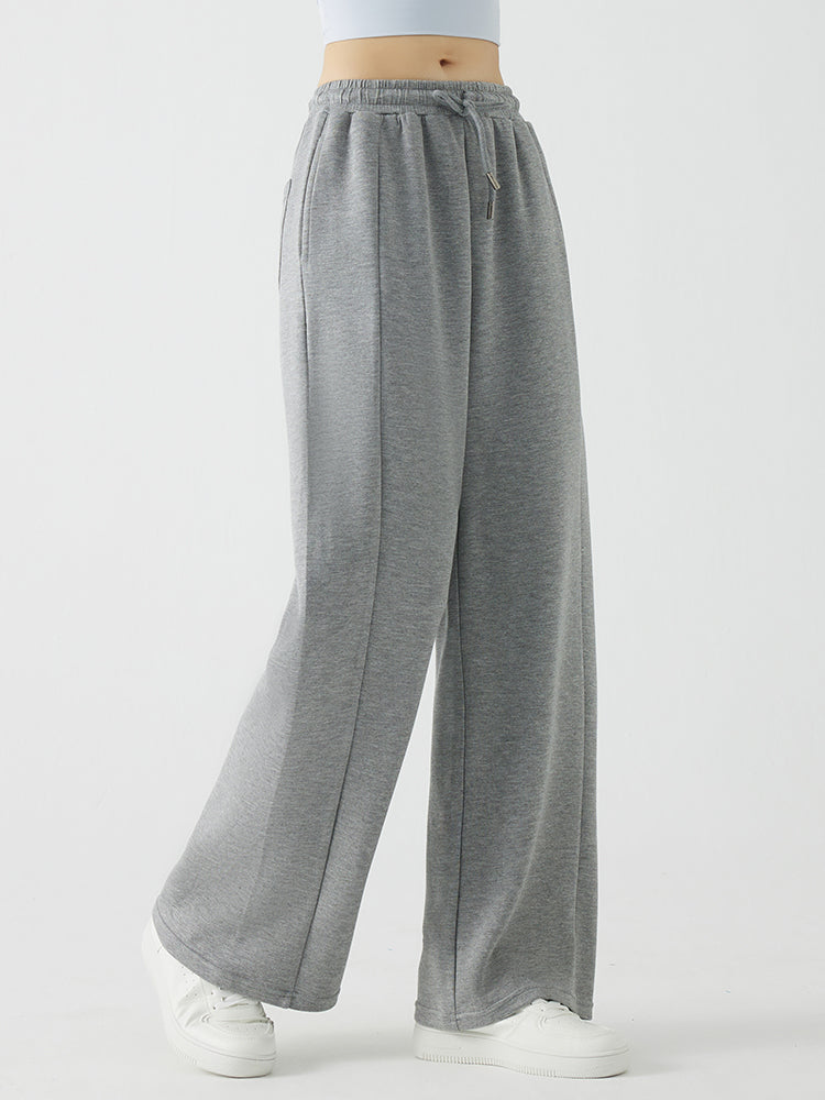 ソフトタッチ スウェットワイドパンツ