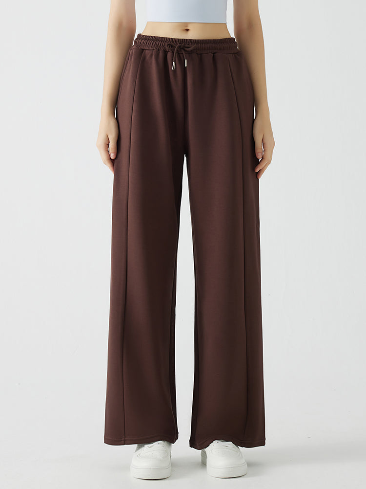 ソフトタッチ スウェットワイドパンツ