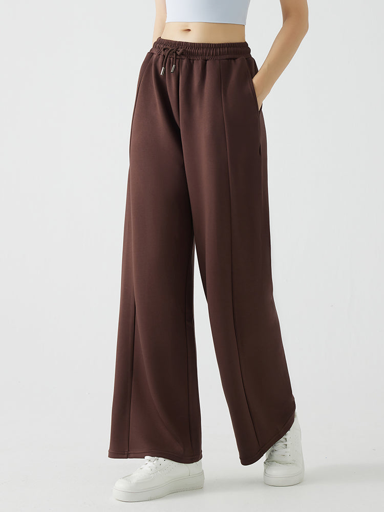 ソフトタッチ スウェットワイドパンツ