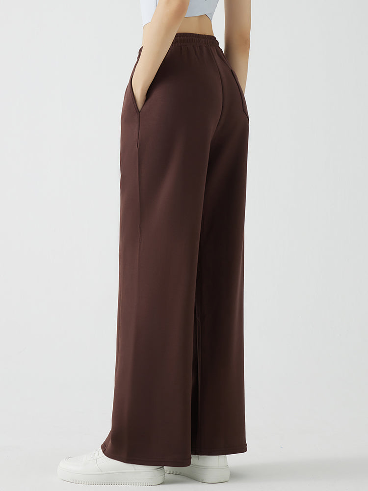 ソフトタッチ スウェットワイドパンツ