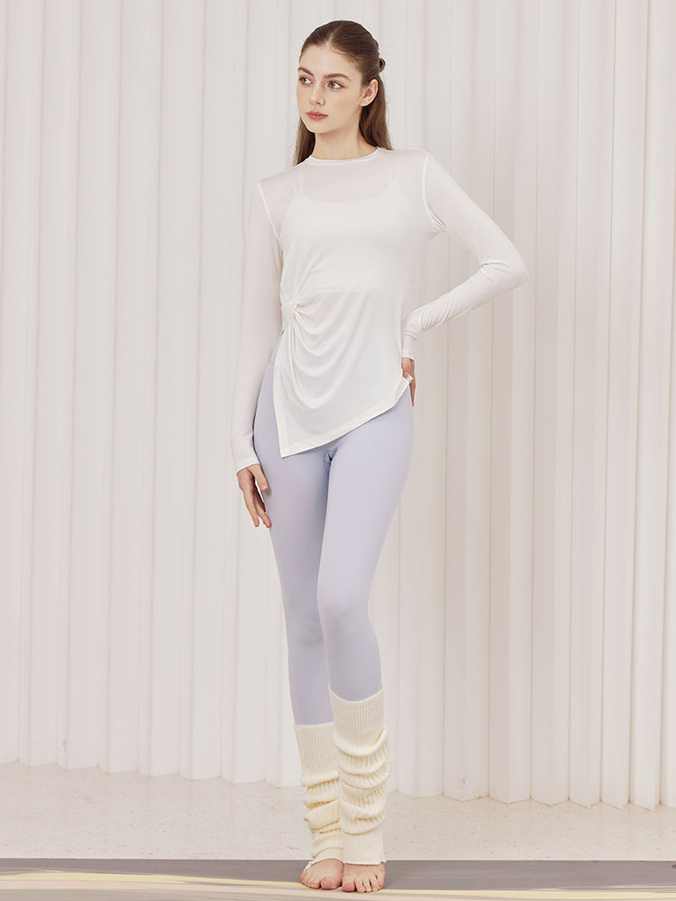 LYCRA®抗菌加工 ヒアルロン酸加工 美尻 レギンス　