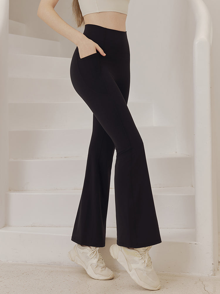 LYCRA® シームレス レギンス ポケット付き