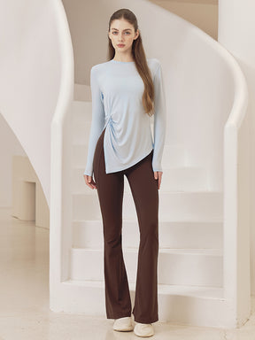 秋冬 アシンメトリーヘム 長袖 スライド入り　　　　　