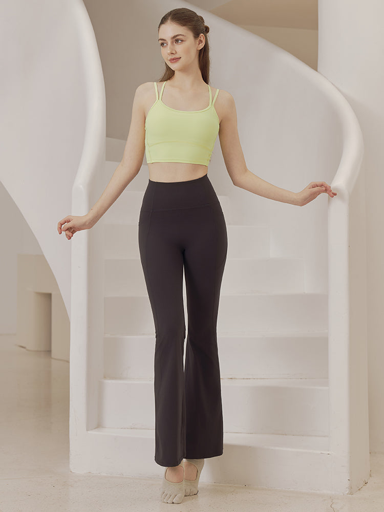 LYCRA® シームレス レギンス ポケット付き