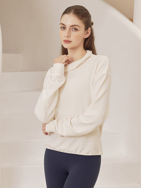 秋冬 両面起毛 ゆったりスウェット ドローストリング