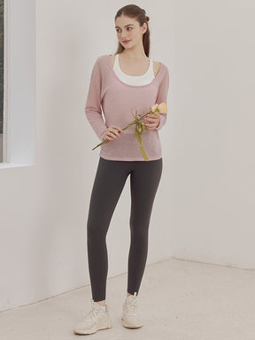 LYCRA®抗菌加工 ヒアルロン酸加工 美尻 レギンス　