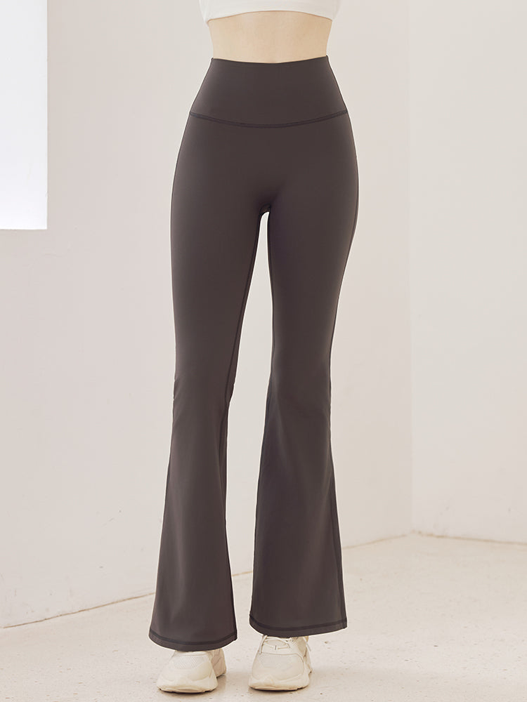 秋冬 裏起毛 美尻 フレアレギンス　