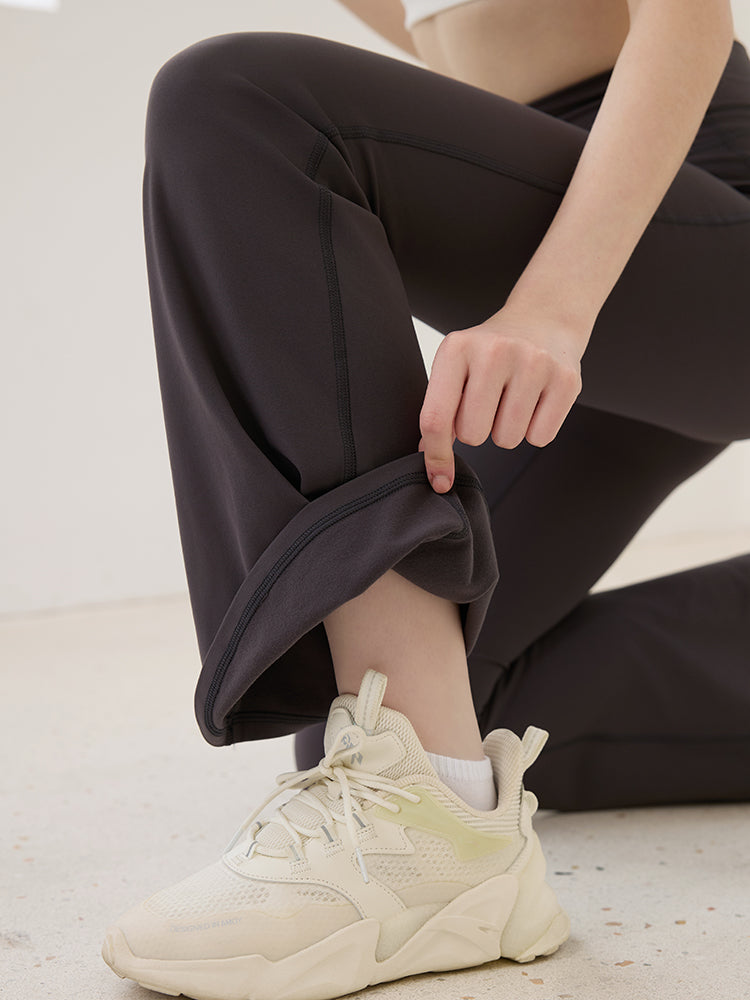 秋冬 裏起毛 美尻 フレアレギンス　