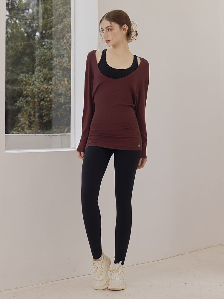 秋冬 裏起毛 ハイウエストレギンス