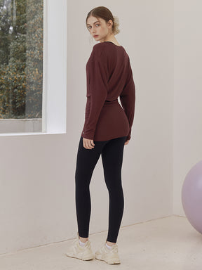 秋冬 裏起毛 ハイウエストレギンス