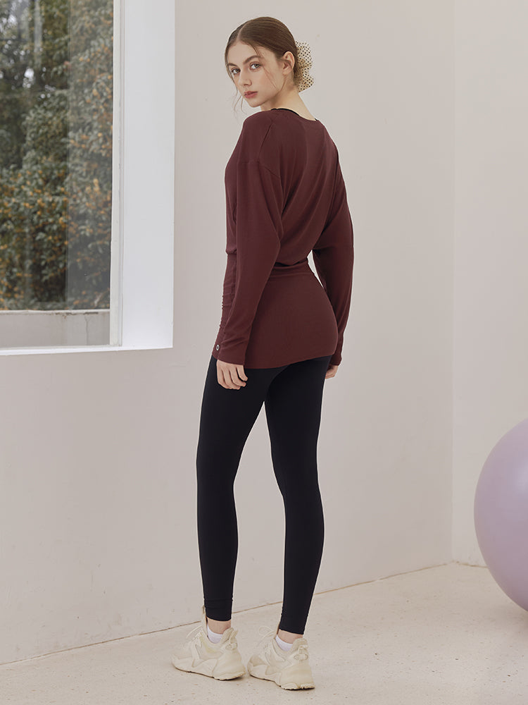 秋冬 裏起毛 ハイウエストレギンス