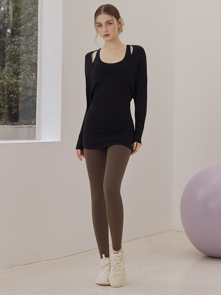 秋冬 裏起毛 ハイウエストレギンス