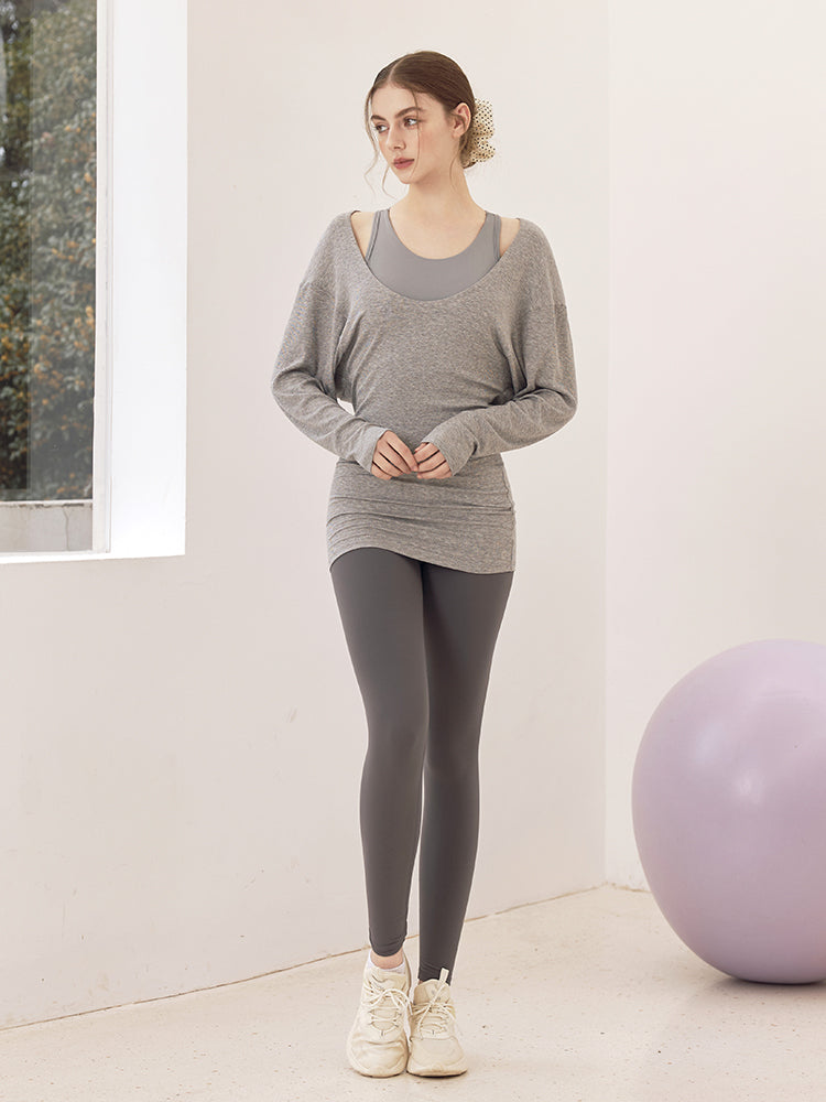 秋冬 裏起毛 ハイウエストレギンス