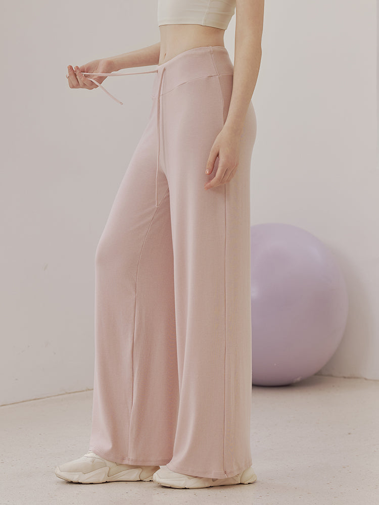 秋冬 ソフト ワイドパンツ