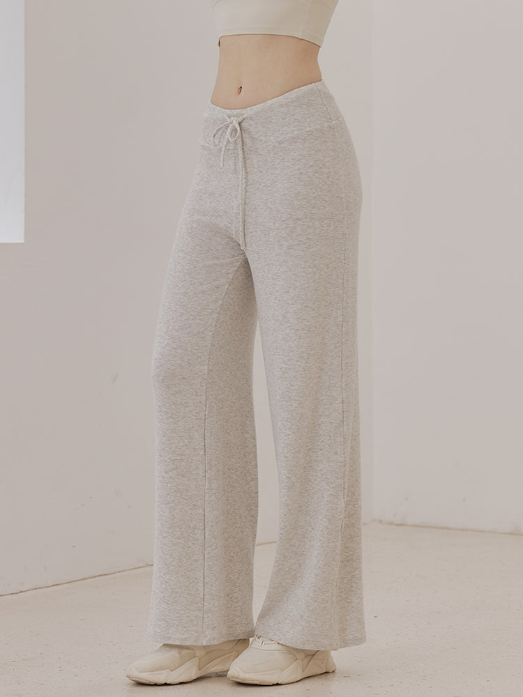 秋冬 ソフト ワイドパンツ