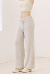 秋冬 ソフト ワイドパンツ