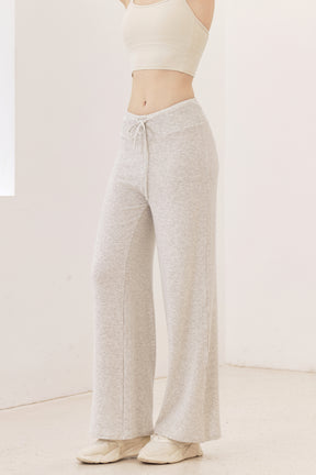 秋冬 ソフト ワイドパンツ