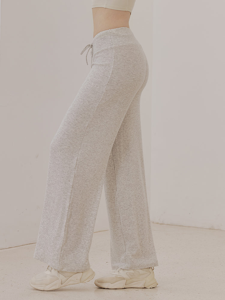 秋冬 ソフト ワイドパンツ