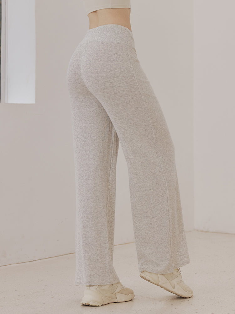 秋冬 ソフト ワイドパンツ