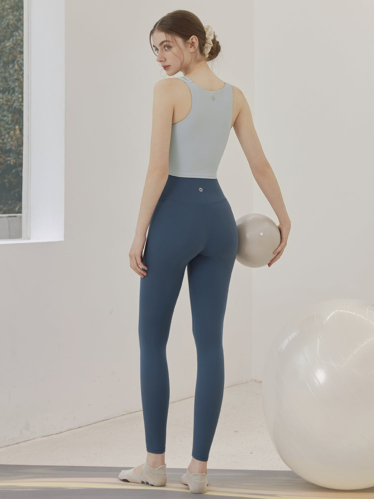 LYCRA®抗菌加工 ヒアルロン酸加工 美尻 レギンス　