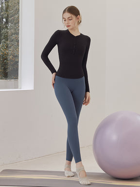 LYCRA®抗菌加工 ヒアルロン酸加工 美尻 レギンス　