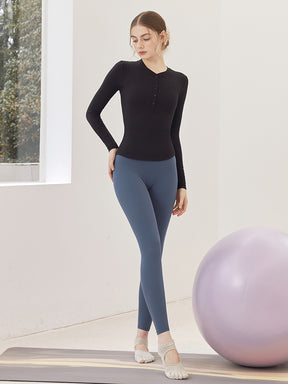 LYCRA®抗菌加工 ヒアルロン酸加工 美尻 レギンス　