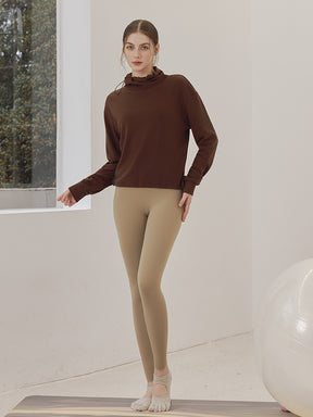 LYCRA®抗菌加工 ヒアルロン酸加工 美尻 レギンス　