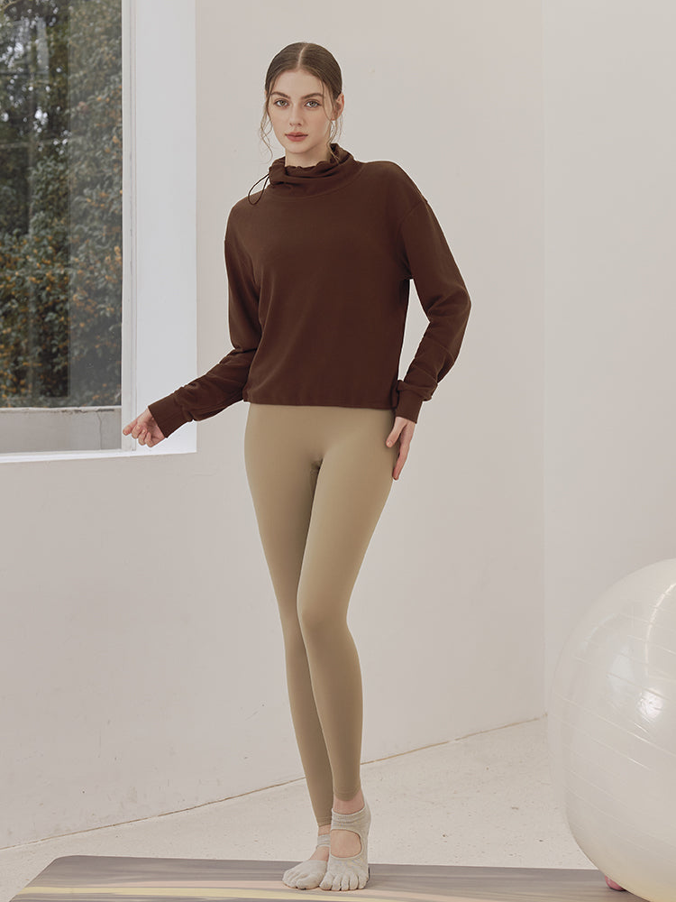 LYCRA®抗菌加工 ヒアルロン酸加工 美尻 レギンス　