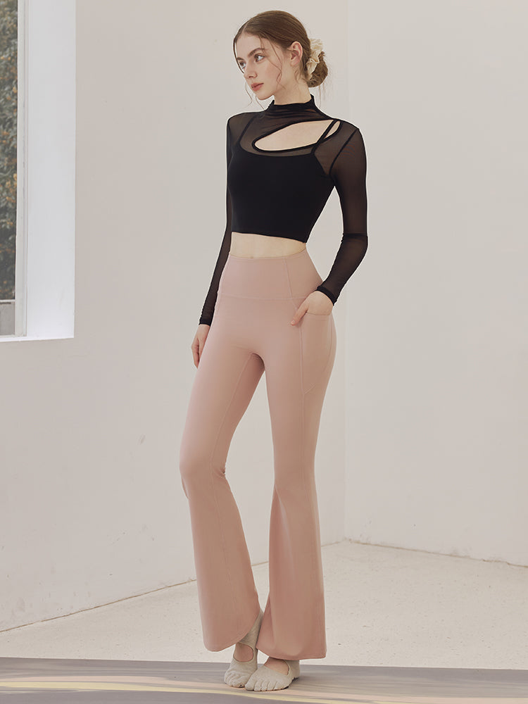 LYCRA® シームレス レギンス ポケット付き