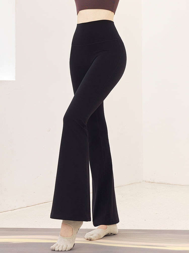 秋冬 裏起毛 美尻 フレアレギンス　