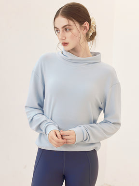 秋冬 両面起毛 ゆったりスウェット ドローストリング