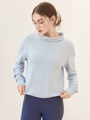 秋冬 両面起毛 ゆったりスウェット ドローストリング