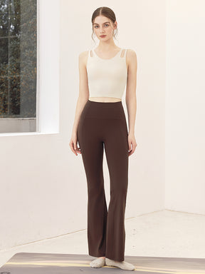 ダブルストラップ スポーツブラ パッド付き