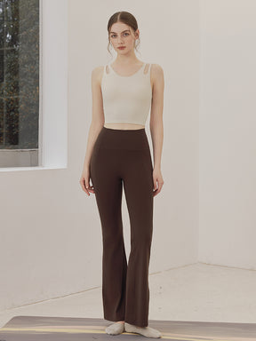 LYCRA® シームレス レギンス ポケット付き