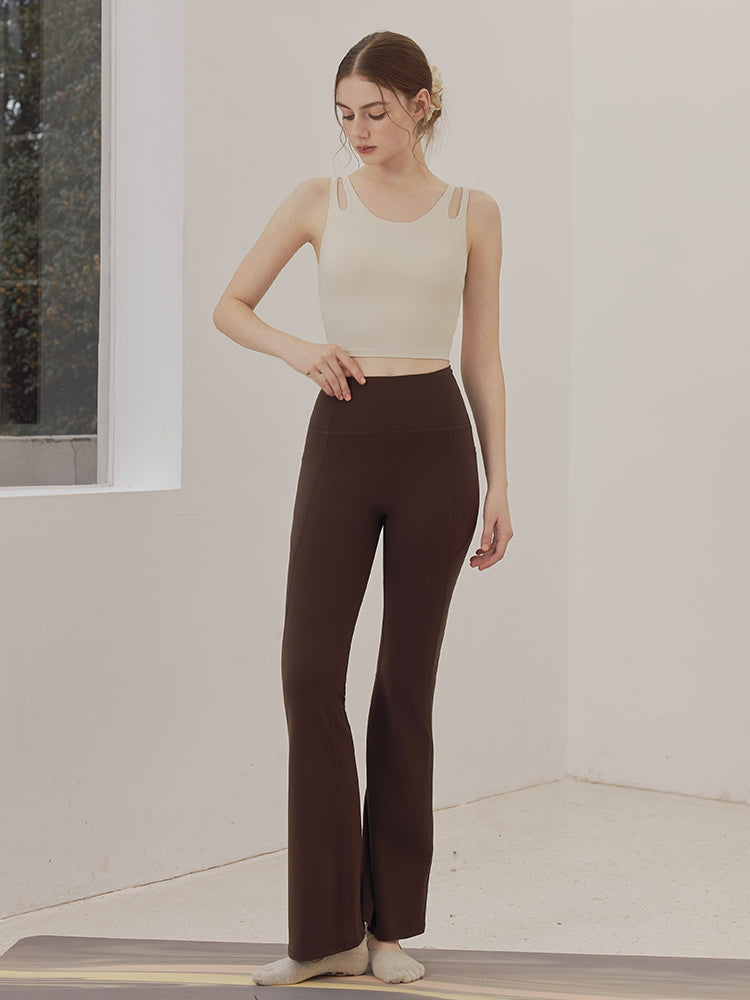 LYCRA® シームレス レギンス ポケット付き