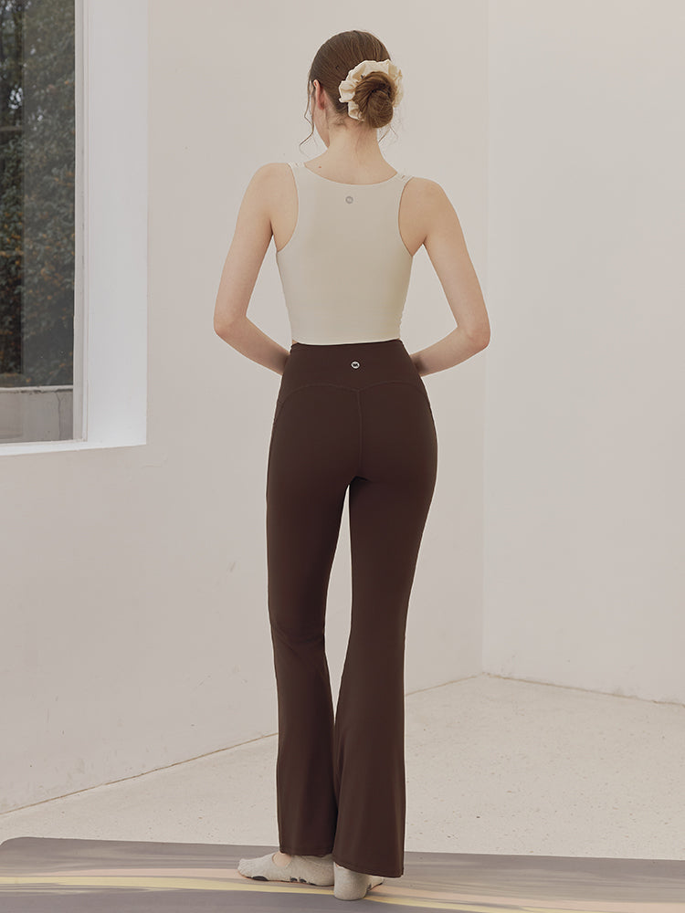 LYCRA® シームレス レギンス ポケット付き