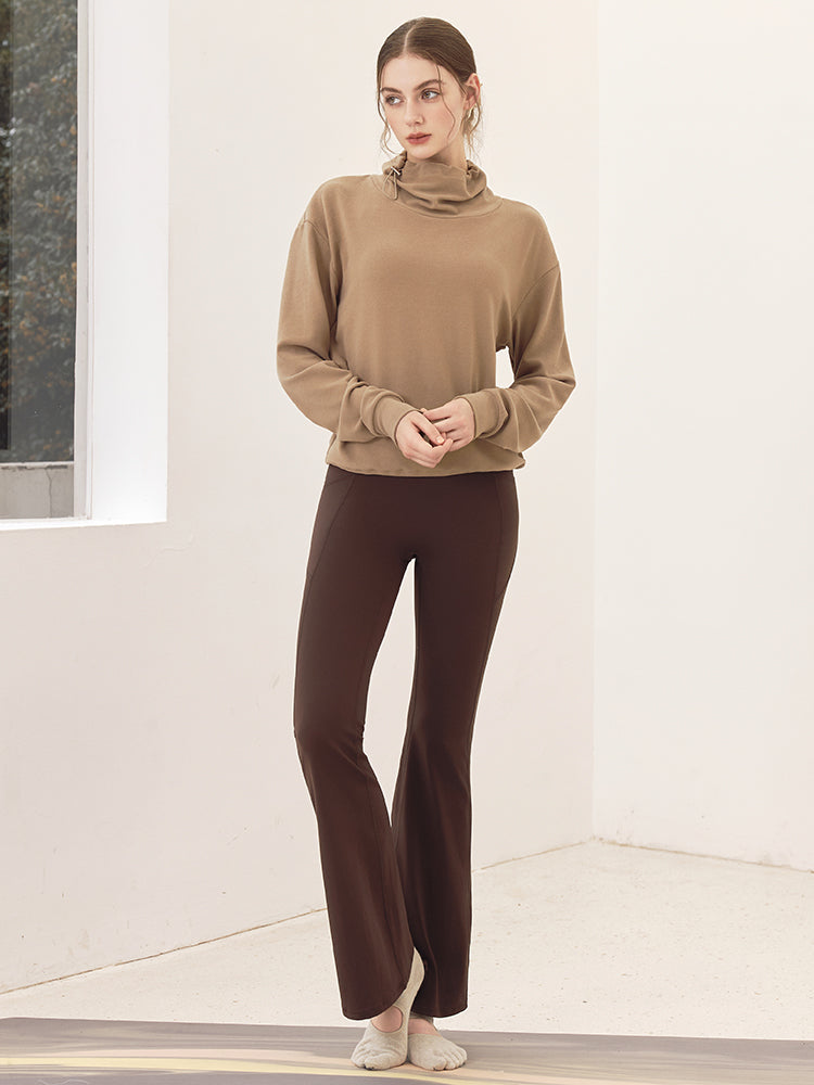 秋冬 両面起毛 ゆったりスウェット ドローストリング